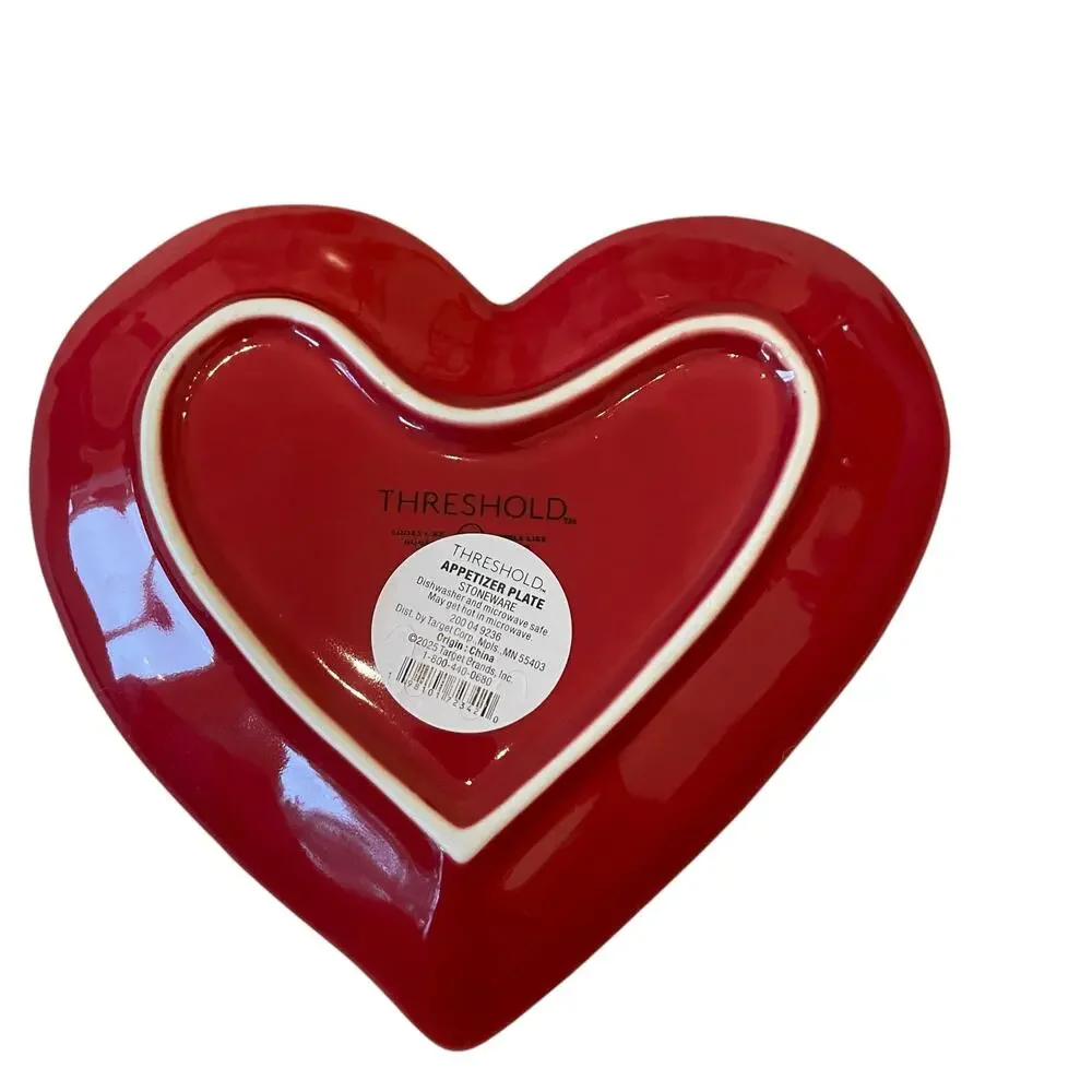Copied -  New Target Threshold Pink Heart Melamine Dinner Plate Set of (4)